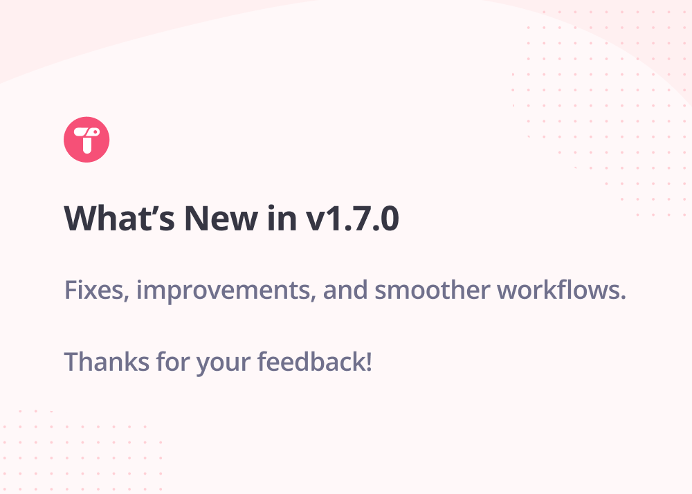 New Toby Version Update!