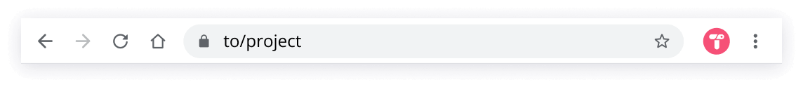 Screenshot showing step 4: Typing 'to/' followed by your custom name in the toolbar